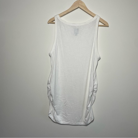 GAP Maternity Soft-spun Knit J Sleeveless White Top - Size XL - Picture 3 of 5